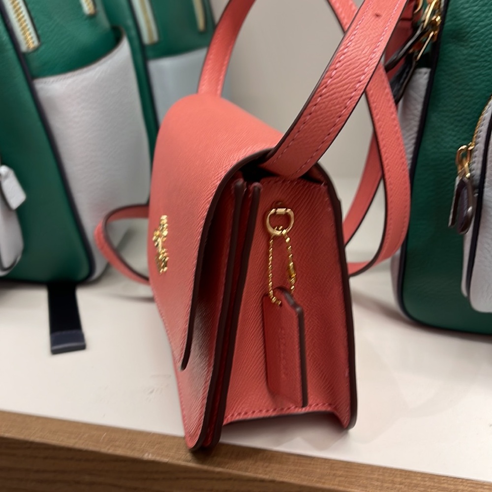 Coach Mini Brynn Crossbody Gold / Taffy - Picture 3 of 16